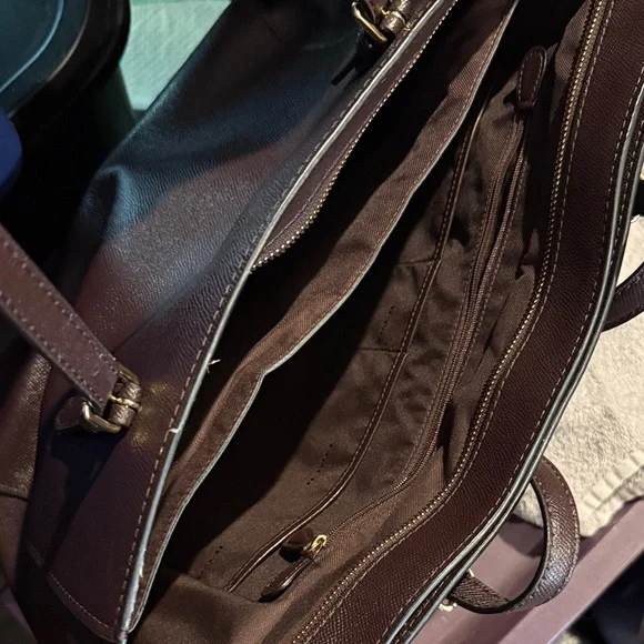 Coach Oxblood Leather Tote - Picture 9 of 9